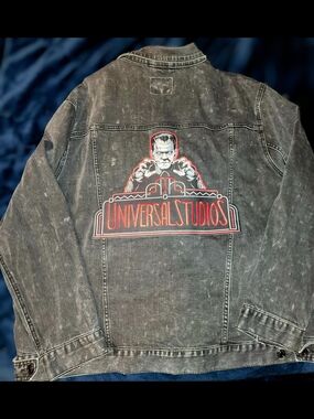 Halloween Horror Nights 2021 Frankenstein 30th Anniversary Jean Jacket 2XL